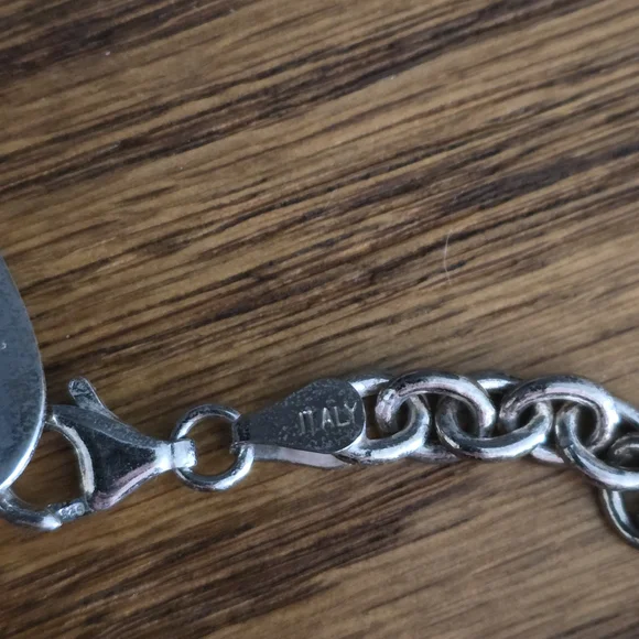 Sterling Silver Heart Charm Bracelet - Picture 3 of 9